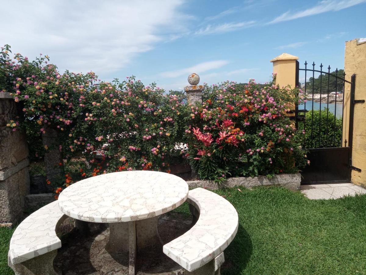 Casa Con Jardin En Primera Linea De Playa О-Грове Екстер'єр фото